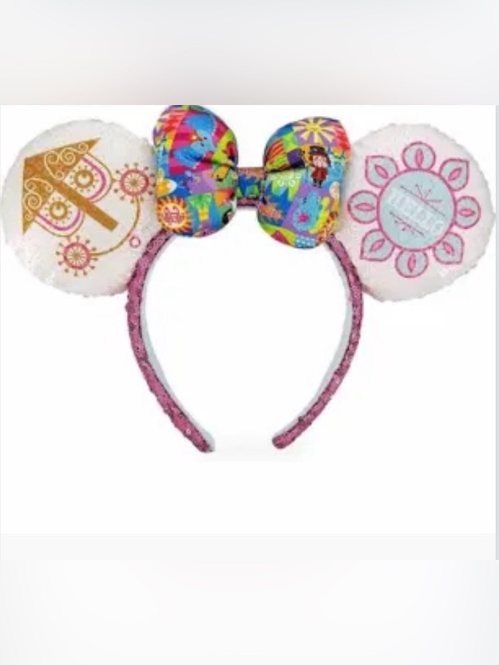 Disneyland It's A Small World Minnie
Mouse Ears Headband- Vintage